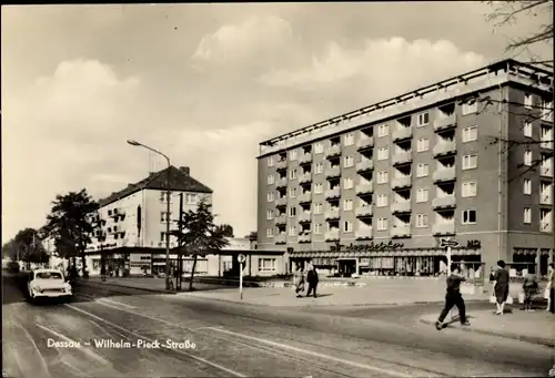 Ak Dessau in Sachsen Anhalt, Wilhelm Pieck Straße