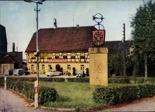 Ak Meerane in Sachsen, Gasthof Schwanefeld