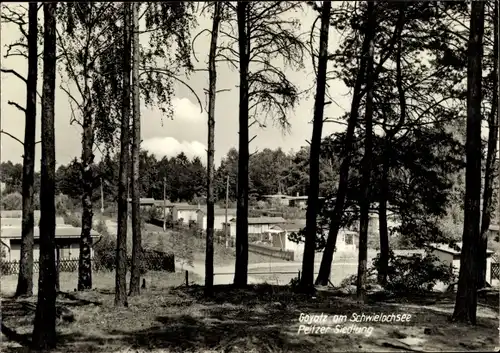 Ak Goyatz Schwielochsee in der Niederlausitz, Peitzer Siedlung