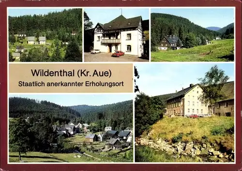 Ak Wildenthal Eibenstock Erzgebirge, FDGB Erholungsheim, Vertragshotel Am Auersberg, Oberwildenthal