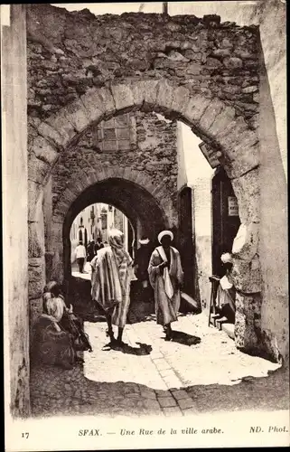 Ak Sfax Tunesien, Une Rue de la Ville arabe