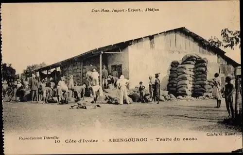Ak Abengourou Elfenbeinküste, Traite du cacao