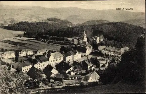 Ak Žacléř Schatzlar Region Königgrätz, Panorama