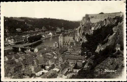 Foto Ak Dinant Wallonien Namur, Gesamtansicht