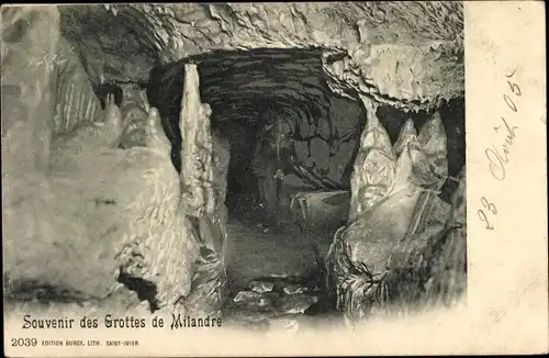 Ak Boncourt Kanton Jura, Les Grottes de Milandre