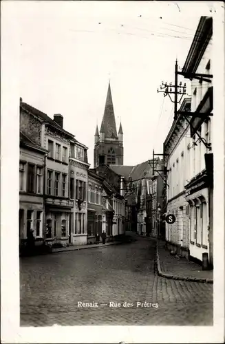 Ak Ronse Renaix Ostflandern, Rue des Pretres