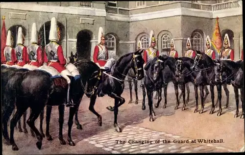 Ak City of Westminster London England, Whitehall, Changing of the Guard