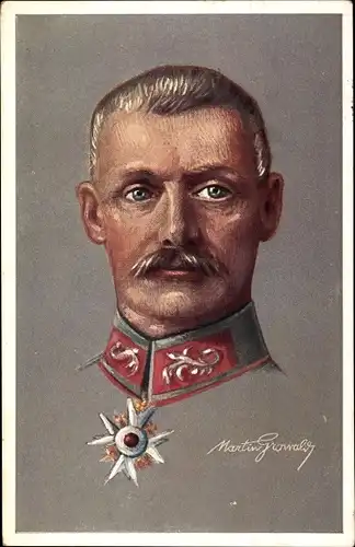 Künstler Ak Kronprinz Rupprecht von Bayern, Portrait, Orden