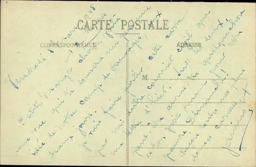 Ak Frankreich, Village Indien