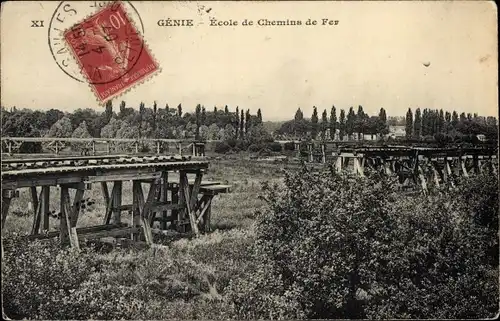 Ak Génie, Ecole de Chemins de Fer