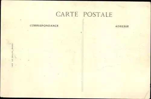 Ak Paris, Fêtes de la Victoire, 14 Juillet 1919, Général De Castelnau