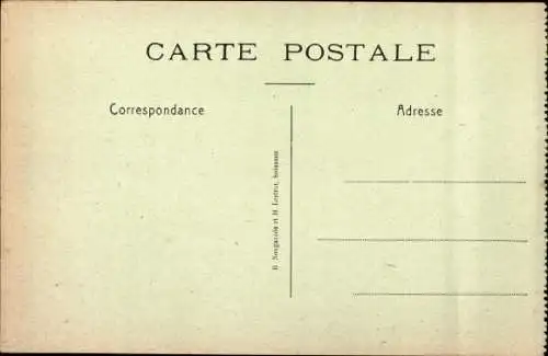 Ak Aisne, La Ferme de Chavigny, Ruines