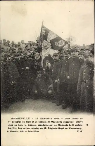 Ak Mogneville Meuse, Deux soldats du 6e Escadron du Train