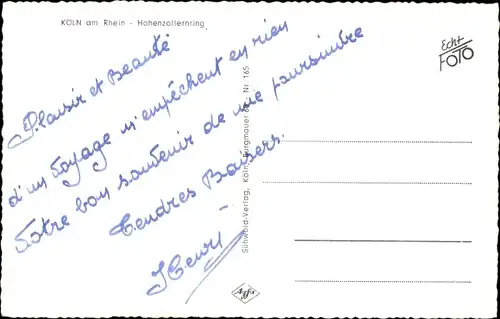 Ak Köln am Rhein, Hohenzollernring, Straßenbahnen, Bosch