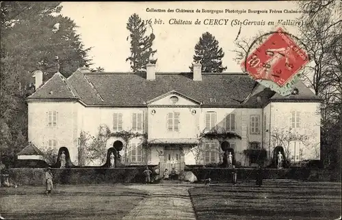 Ak Cercy la Tour Nièvre, Château