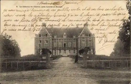 Ak Lorrez le Bocage Seine et Marne, Château de Chevry