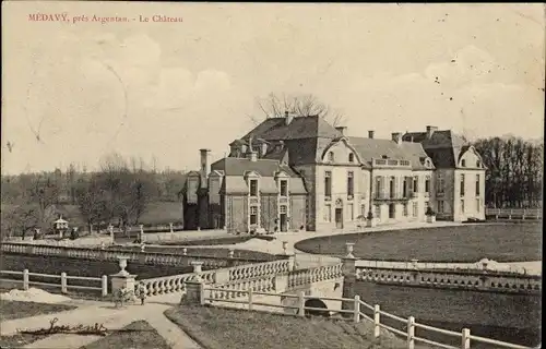 Ak Médavy Orne, Château