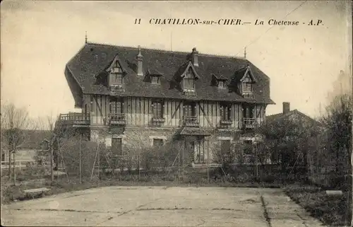 Ak Chatillon sur Cher Loir et Cher, La Cheteuse