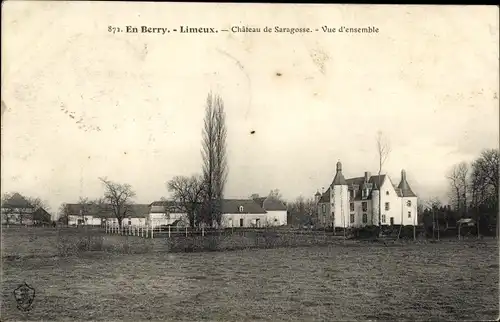 Ak Limeux Somme, Château de Saragosse