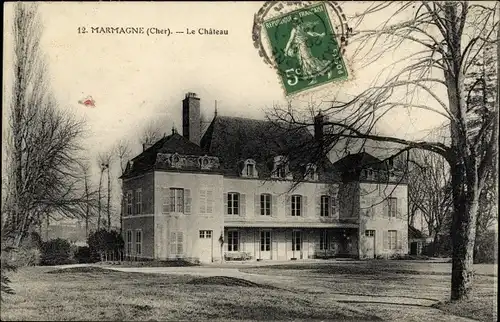 Ak Marmagne Cher, Château
