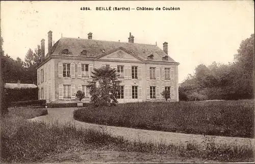 Ak Beillé Sarthe, Château de Couléon