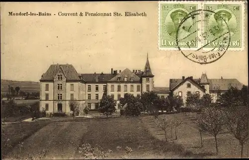 Ak Mondorf les Bains Bad Mondorf Luxemburg, Couvent Pensionnat Ste. Elisabeth