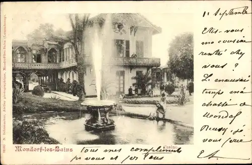 Ak Mondorf les Bains Bad Mondorf Luxemburg, Casino