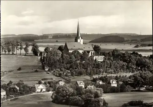 Ak Schleiz im Vogtland Thüringen, Blick zur Bergkirche