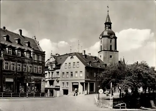 Ak Meerane in Sachsen, Franz Mehring-Platz