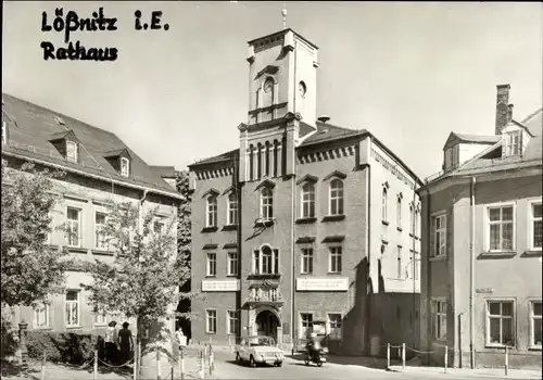 Ak Lößnitz im Erzgebirge, Rathaus