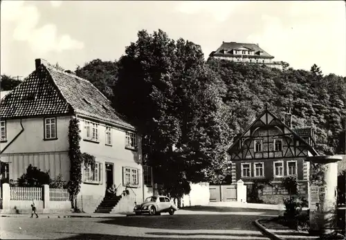 Ak Gernrode Quedlinburg im Harz, Spittelplatz mit Stubenberg
