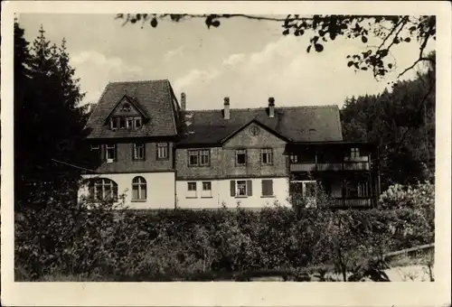 Ak Thalbürgel Bürgel in Thüringen, Feierabendheim, Außenansicht
