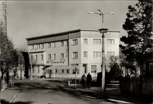 Ak Tabarz im Thüringer Wald, Hotel Tabarzer Hof, Außenansicht