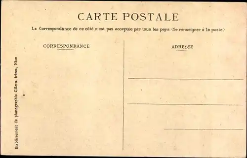 Ak Monte Carlo Monaco, Vue prise entre les Oliviers