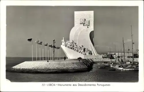 Ak Lisboa Lissabon Portugal, Monumento aos Descombrimentos Portugueses