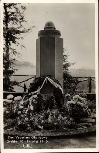 Ak Rhenen Utrecht, Den Vaderlant Ghetrouwe, Grebbe 1940, 8 R. I.