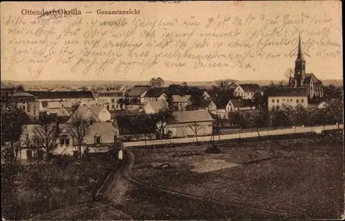 Ak Ottendorf Okrilla Sachsen, Gesamtansicht