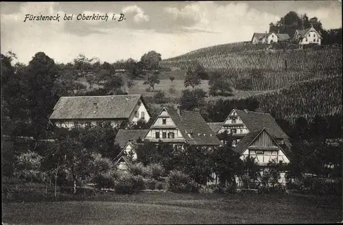 Ak Oberkirch im Renchtal Baden, Fürsteneck, Ortsansicht