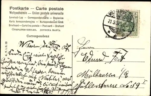 Ak Deutsches Kriegsschiff, SMS Wittelsbach, Kaiserliche Marine