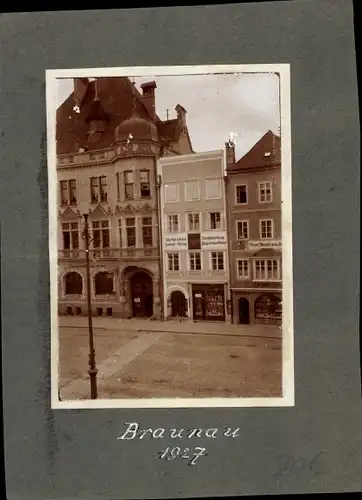Foto Braunau am Inn Oberösterreich, Straßenpartie Verona Veneto, Viadukt, 1927