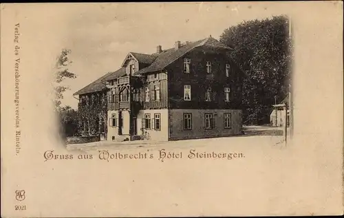 Ak Schaumburg Rinteln an der Weser, Blick auf das Hotel