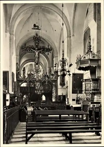Foto Hansestadt Lübeck, Dom, Innenansicht, Altar, Kanzel