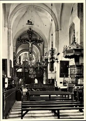 Foto Hansestadt Lübeck, Dom, Innenansicht, Altar, Kanzel