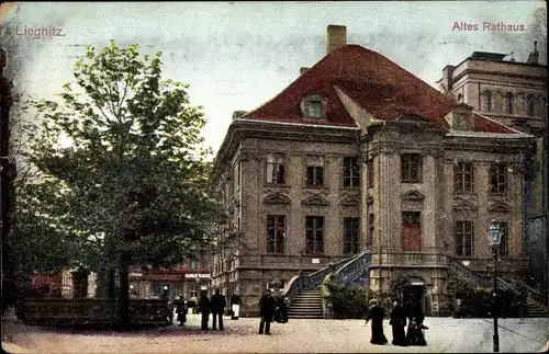 Ak Legnica Liegnitz Schlesien, Altes Rathaus