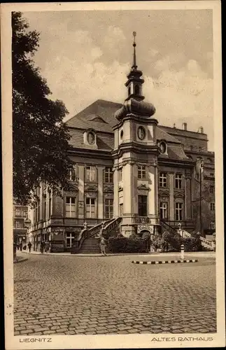 Ak Legnica Liegnitz Schlesien, Altes Rathaus