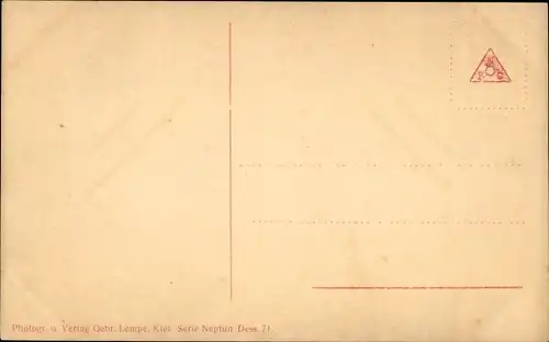 Ak Deutsches Kriegsschiff, SMS Vineta, Großer Kreuzer, Kaiserliche Marine