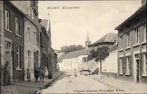 Ak Bilsen Bilzen Flandern Limburg, Kloosterstraat