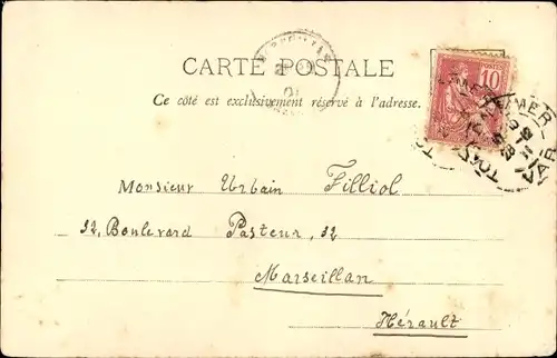 Ak Französisches Kriegsschiff, Brennus, Cuirasse a Tourelles