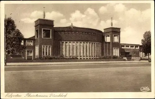 Ak Düsseldorf am Rhein, Hofgarten, Rheinterrasse