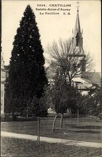 Ak Saint Anne d'Auray Morbihan, Le Pavillon, Chatillon